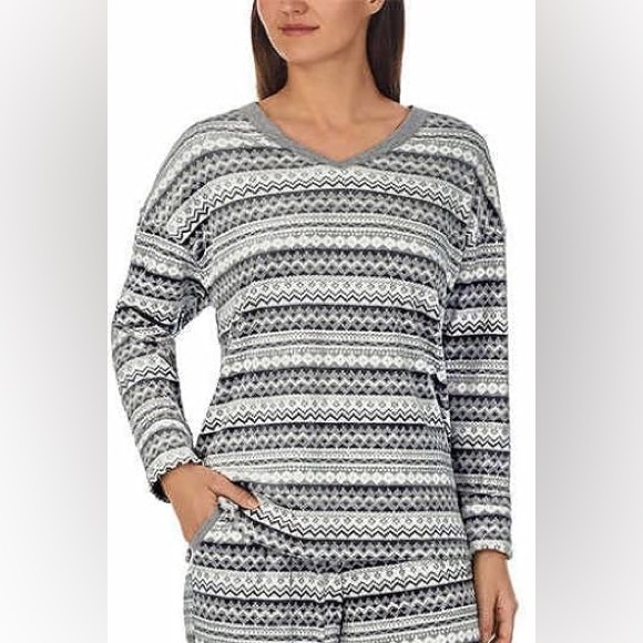 Nautica Fleece Pajama Top Size Small - Picture 1 of 11